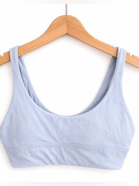 Lululemon Align Reversible Bra Light Support Blue Linen A/B Cup Size 12